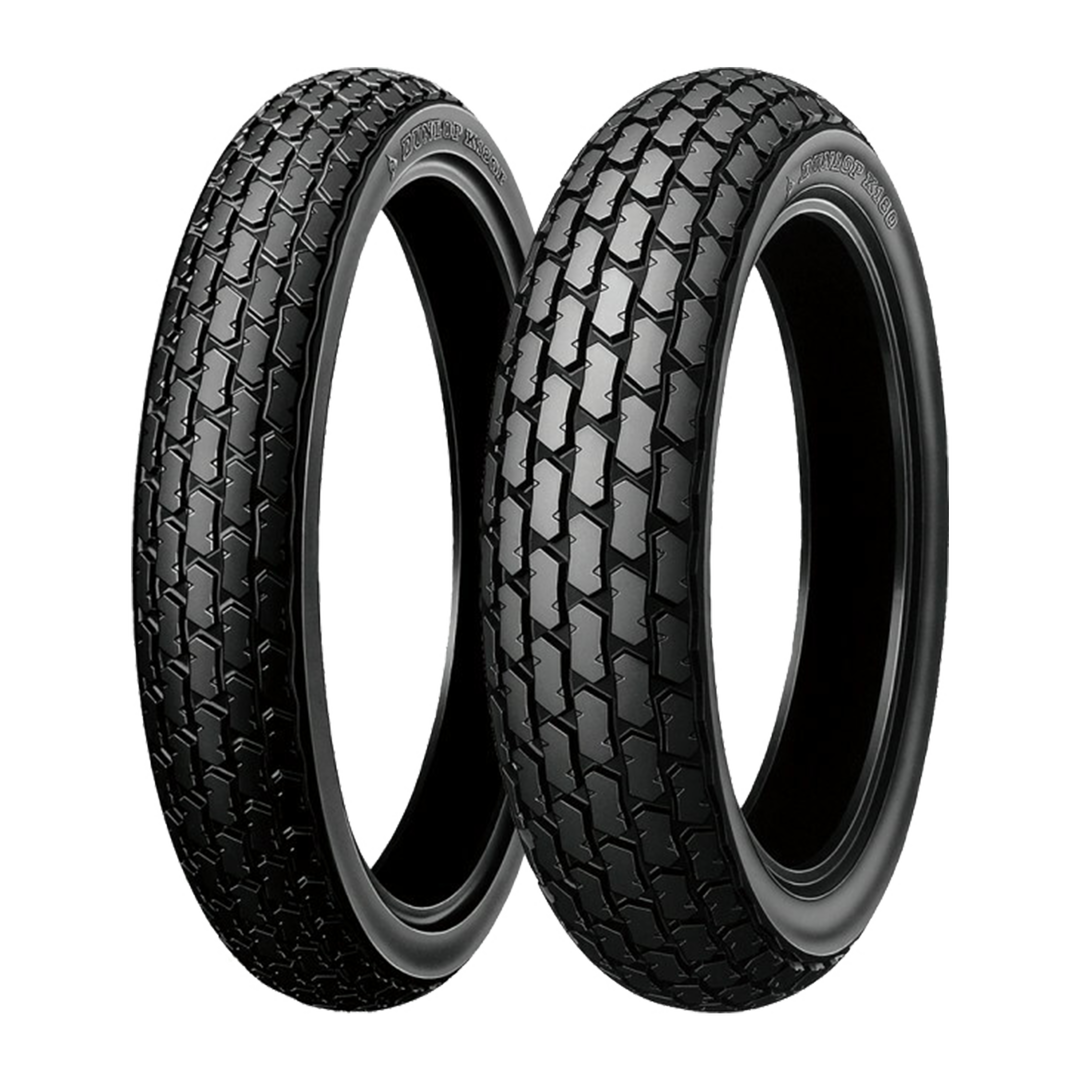 ダンロップk180f 【K180F】3.00-21 51P チューブタイプ フロント用